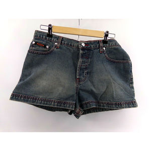 Vintage Zonz women's skater jean shorts 90's Y2K Size 13 button fly W32